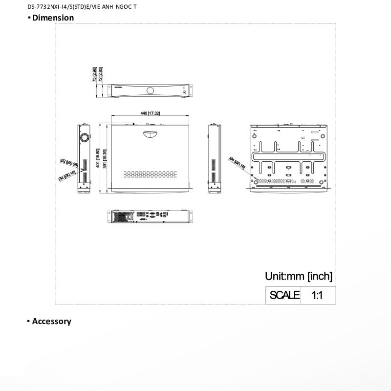 جهاز تسجيل شبكي ذكي NVR هيكفيجن 32 قناة 4K AcuSense (4 هارد)