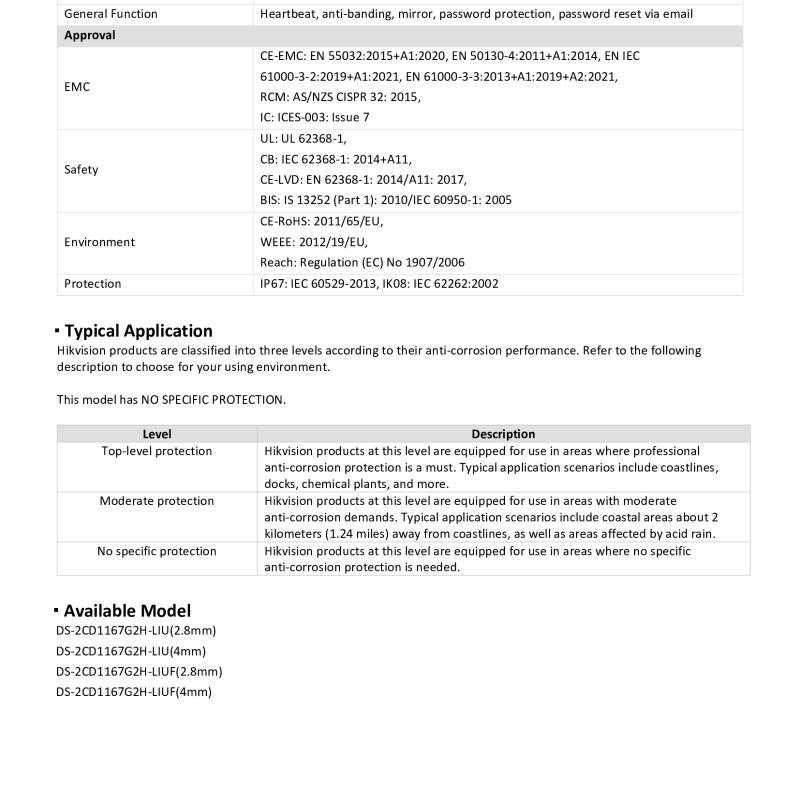 كاميرا دوم هيكفيجن ذكية 6 ميجا ملونة