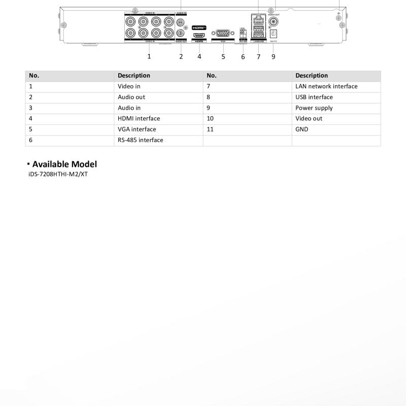 جهاز تسجيل كاميرات DVR هيكفيجن 8 قنوات 8MP AcuSense -