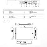 جهاز تسجيل كاميرات DVR هيكفيجن 4 قنوات ذكي AcuSense -