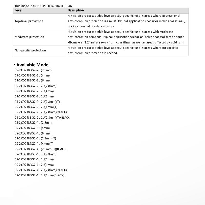 كاميرا هيكفيجن بولت 8 ميجا ذكية (التعرف علي الوجوه)