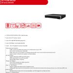 جهاز تسجيل شبكي NVR هيكفيجن 16 قناة PoE دقة 32MP مخرج 8K
