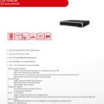 جهاز تسجيل شبكي NVR هيكفيجن 32 قناة 32MP مخرج 8K (4 هارد)