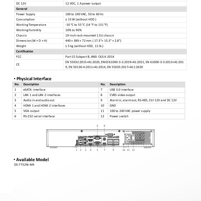 جهاز تسجيل شبكي NVR هيكفيجن 32 قناة 32MP مخرج 8K (4 هارد)