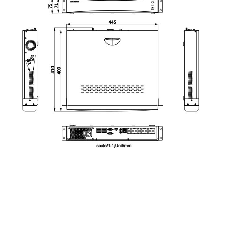 جهاز تسجيل شبكي ذكي NVR هيكفيجن 32 قناة 4K (منها 16 منفذ PoE) AcuSense